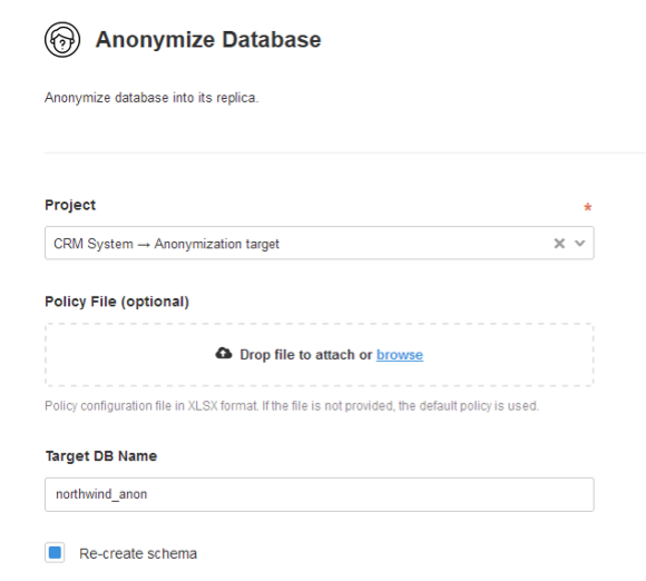 Anonymization - One click database anonymization-2